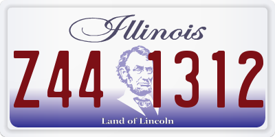 IL license plate Z441312