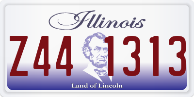 IL license plate Z441313