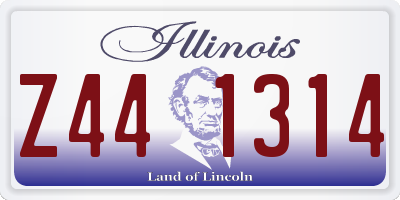 IL license plate Z441314