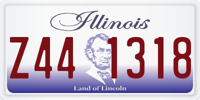 IL license plate Z441318
