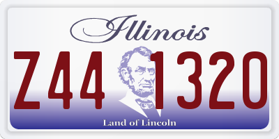 IL license plate Z441320