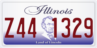 IL license plate Z441329