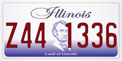 IL license plate Z441336