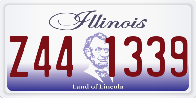IL license plate Z441339