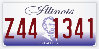 IL license plate Z441341