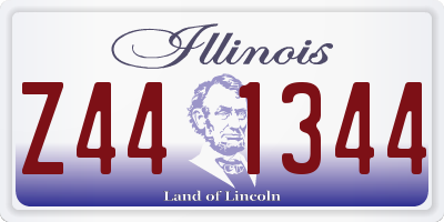 IL license plate Z441344