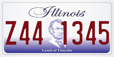 IL license plate Z441345