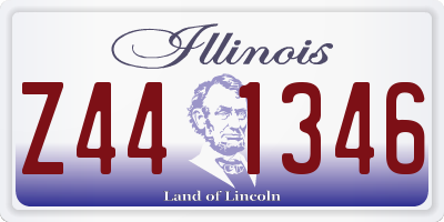 IL license plate Z441346