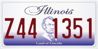 IL license plate Z441351