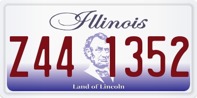 IL license plate Z441352