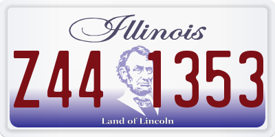 IL license plate Z441353