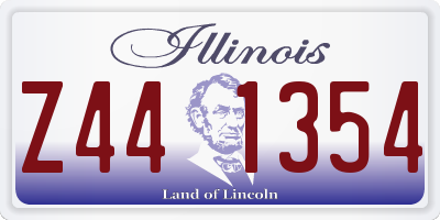 IL license plate Z441354