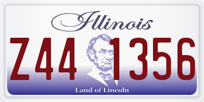 IL license plate Z441356