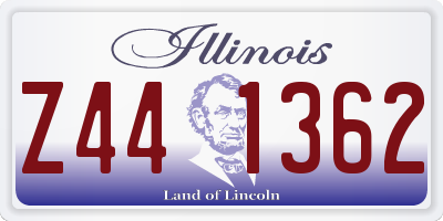 IL license plate Z441362