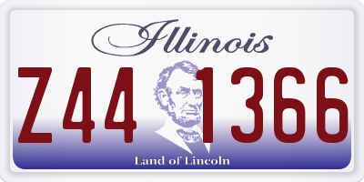 IL license plate Z441366