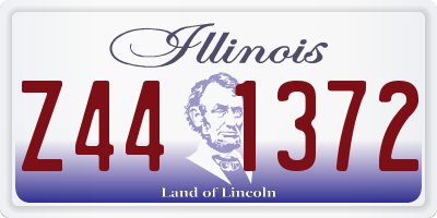 IL license plate Z441372