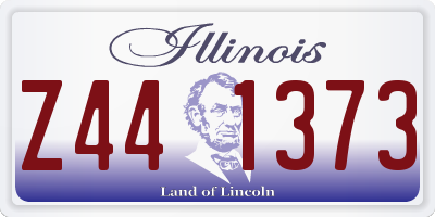 IL license plate Z441373