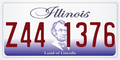 IL license plate Z441376