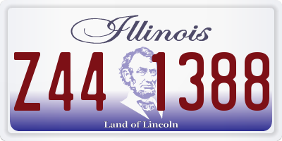 IL license plate Z441388