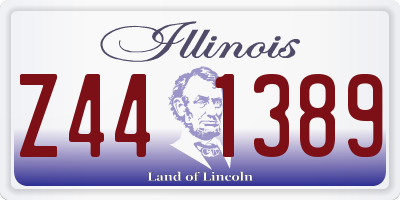 IL license plate Z441389