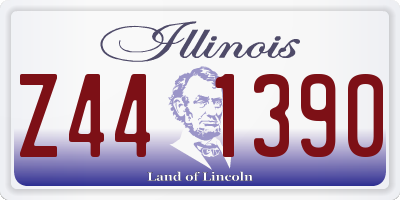IL license plate Z441390