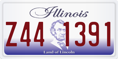 IL license plate Z441391