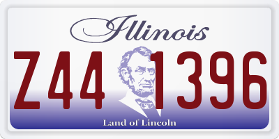 IL license plate Z441396