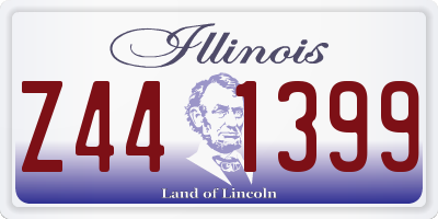 IL license plate Z441399