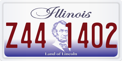 IL license plate Z441402