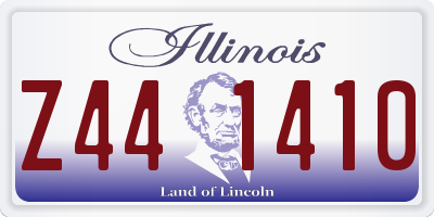 IL license plate Z441410