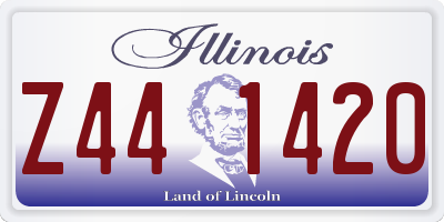 IL license plate Z441420