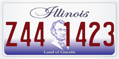 IL license plate Z441423