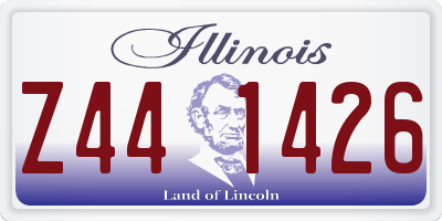 IL license plate Z441426