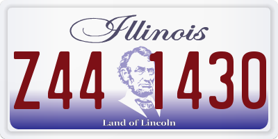 IL license plate Z441430