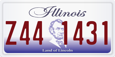 IL license plate Z441431