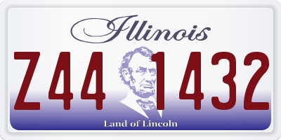 IL license plate Z441432