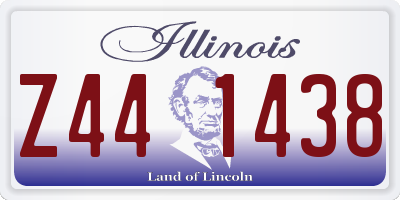 IL license plate Z441438