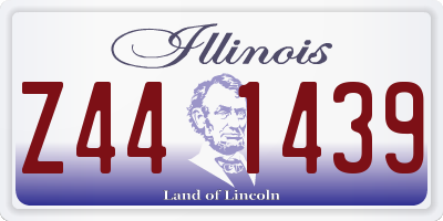 IL license plate Z441439
