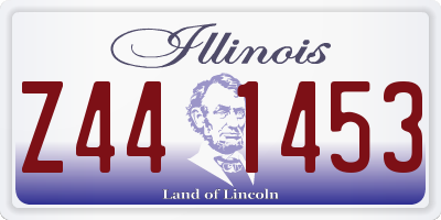 IL license plate Z441453