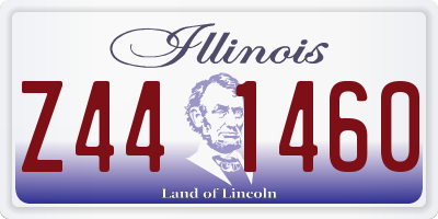 IL license plate Z441460
