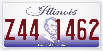 IL license plate Z441462