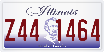 IL license plate Z441464