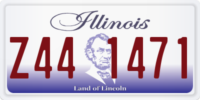 IL license plate Z441471