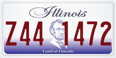 IL license plate Z441472