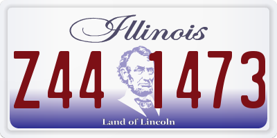 IL license plate Z441473
