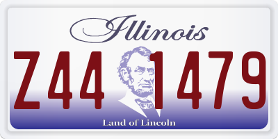 IL license plate Z441479