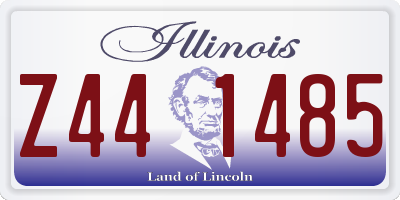IL license plate Z441485