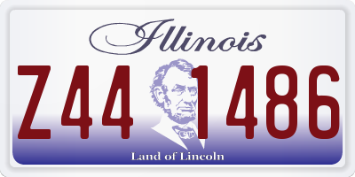 IL license plate Z441486