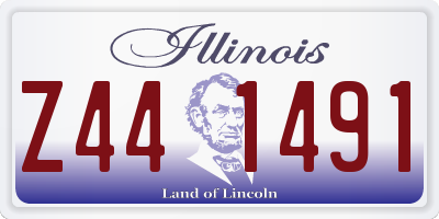 IL license plate Z441491