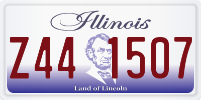 IL license plate Z441507